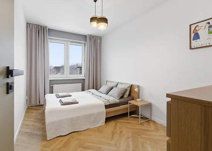 Modern 2-Room Near Tauron Arena & Expo, Ac, Free Parking